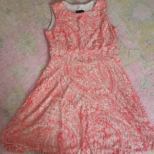 Coral dress